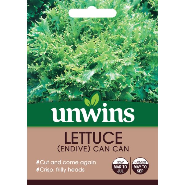 Unwins Seed Packet Lettuce Can Can
