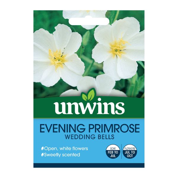 Unwins Seed Packet Evening Primrose Wedding Bells