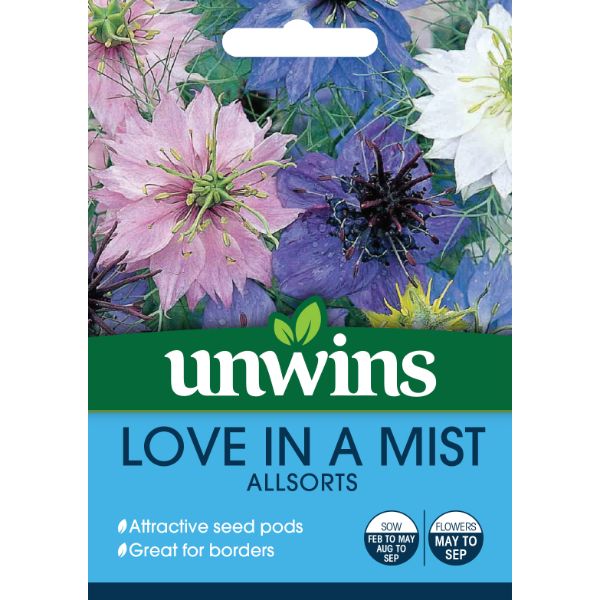 Unwins Seed Packet Love In A Mist Allsorts