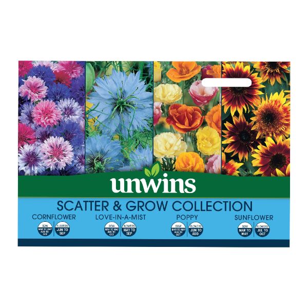 Unwins Seed Packet Unwins Scatter & Grow Collection