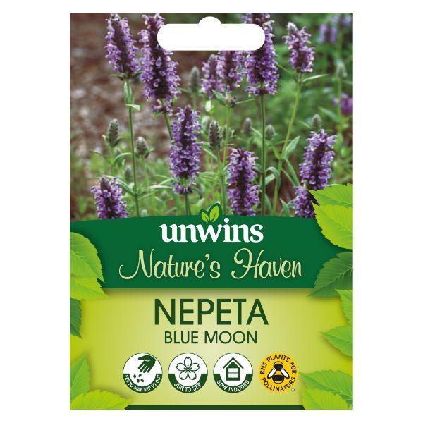 Unwins Seed Packet Natures Haven Nepeta Blue Moon