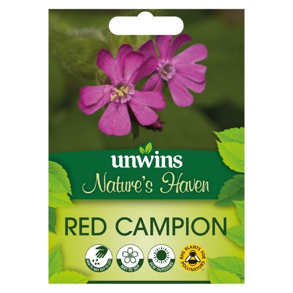 Unwins Seed Packet Natures Haven Red Campion