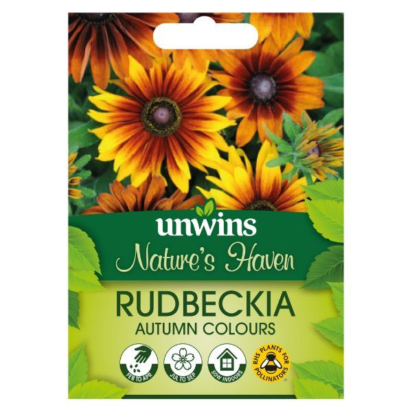 Unwins Seed Packet Natures Haven Rudbeckia Autumn Colours