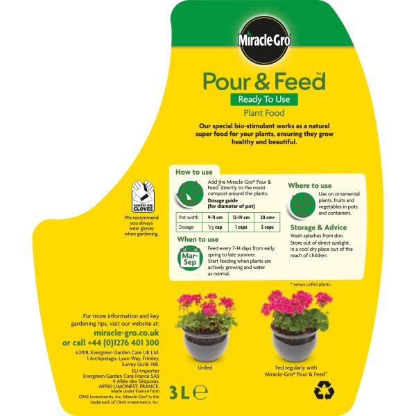 Miracle-Gro Pour &amp; Feed 3 Litre