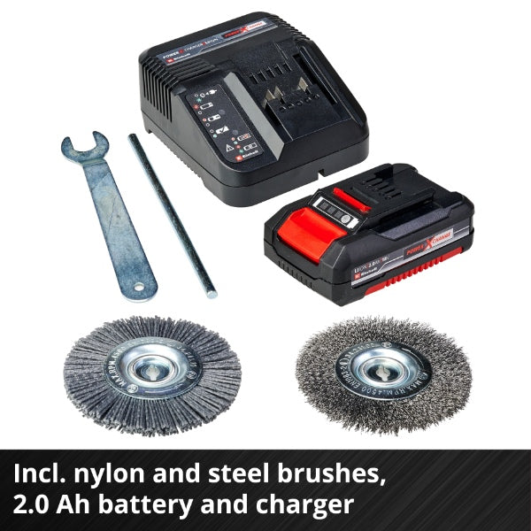 Einhell PXC 18v GC-CC 18 Li Kit (1x2,0Ah) Cordless Grout Cleaner
