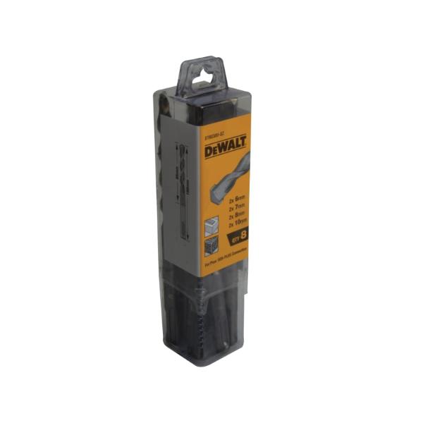 Dewalt SDS 8 Pieces Drill Bit Tube Set DT60300-QZ 6-7-8-10mm