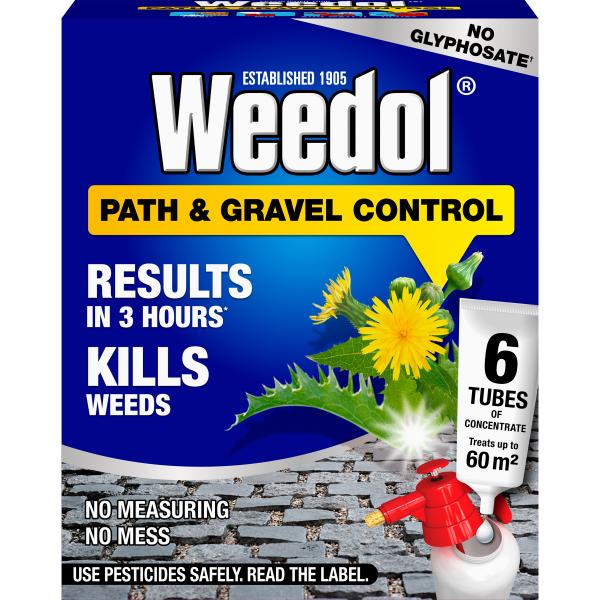 Weedol Path & Gravel Weed Control Tubes 6-Pack