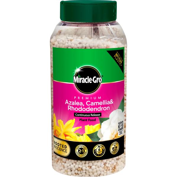 Miracle-Gro Azalea, Camellia & Rhododendron Continuous Release Plant Food Shaker Jar 900g