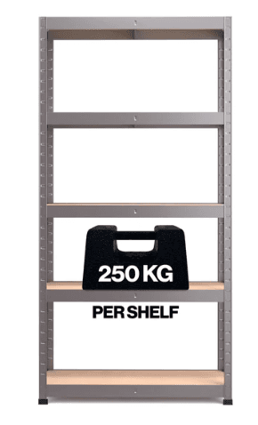 RB BOSS 1.8m Galvanised Boltless Shelving 5 Tier Unit