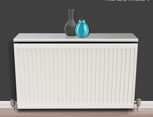 Easy Fit White Radiator Shelf