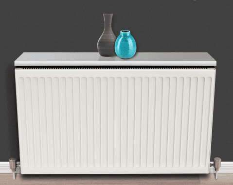 Easy Fit White Radiator Shelves