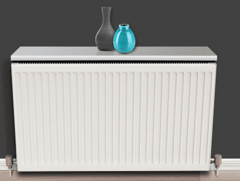 Easy Fit Gloss White Radiator Shelves