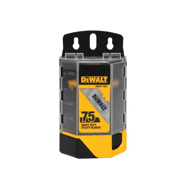 Dewalt Induction Hardened Utility Blades (Dispenser of 75)