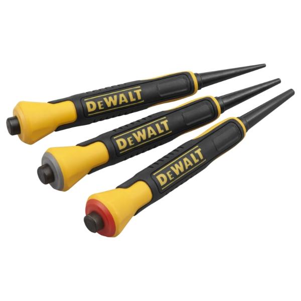 Dewalt Bi-Material Nail Punch 3 Piece Set