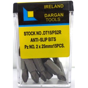 Dargan Regular Reach Posi No2 Driver Bits (15 Pce)