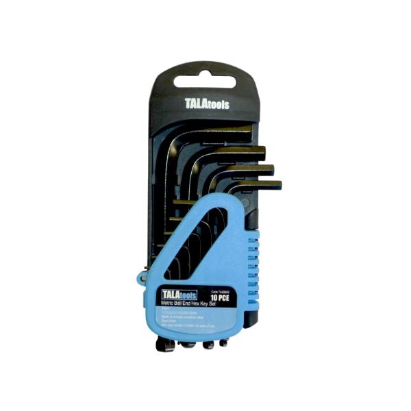 Tala 10 Piece Metric Hex Key Set