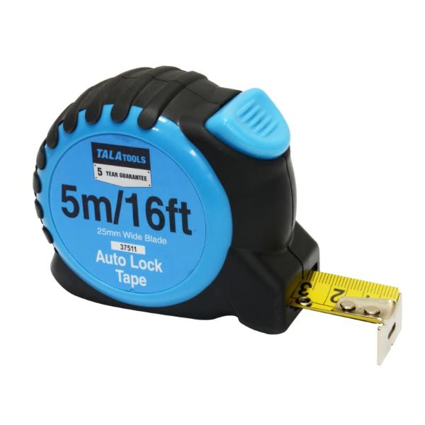 Tala Carded 5m/16ft Auto Lock Measuring Tape