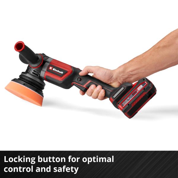 Einhell PXC 18v CP-EP 18/125 Li BL Cordless Eccentric Polisher - Body Only