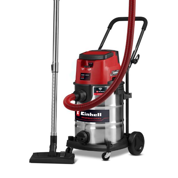 Einhell Professional PXC 36v TP-VC 36/30 S Auto Cordl. Wet/Dry Vacuum Cleaner - Body Only