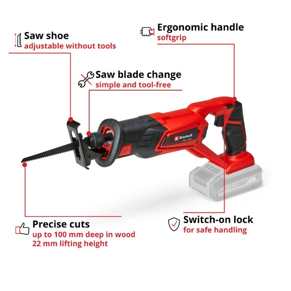 Einhell PXC 18v TE-AP 18/22 Li Cordless All Purpose Saw - Body Only