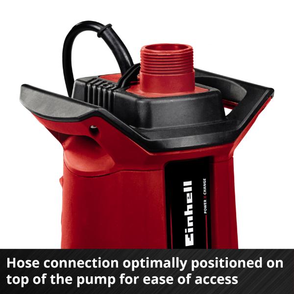 Einhell PXC 18v GE-DP 18/25 Li Cordless Dirt Water Pump - Body Only