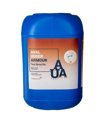 Aval udder Armour Teat Spray/Dip 25L