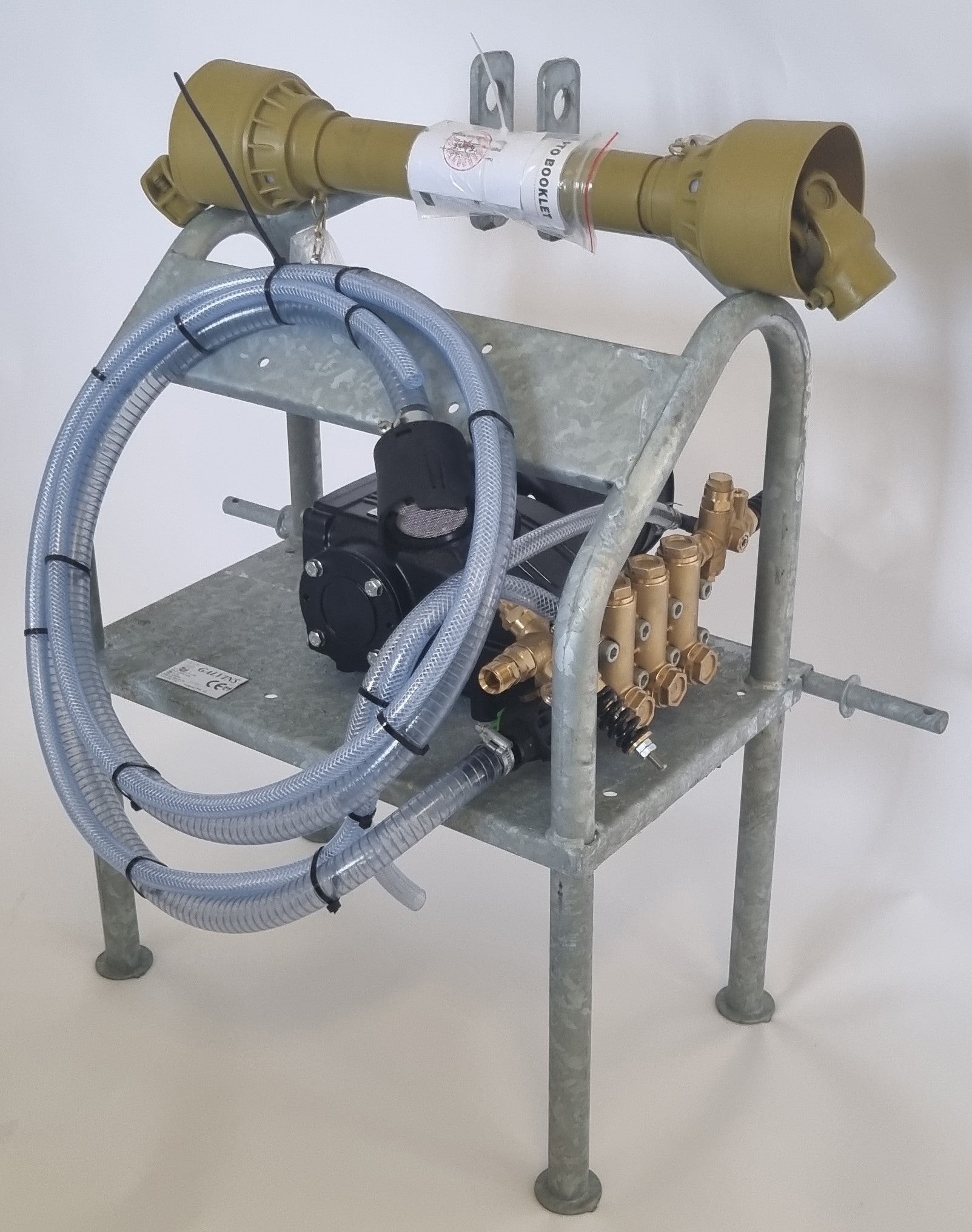 PTO Pressure Washer with Hawk Pump with 4 Leg Frame