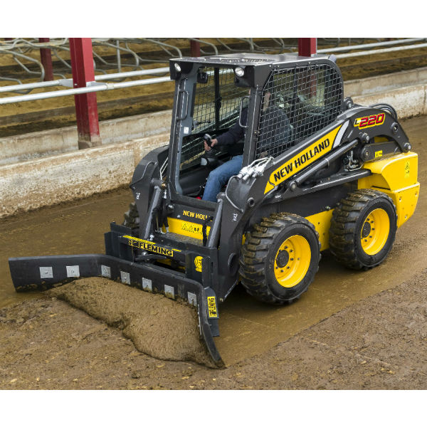 Fleming Front Loader Scraper with Euro Brackets