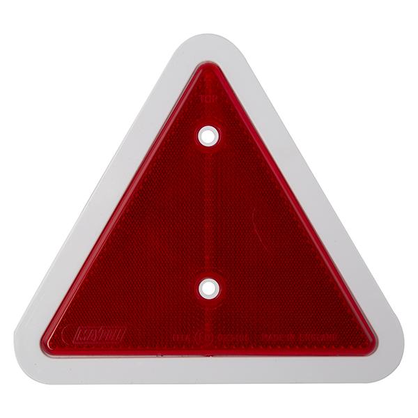 Reflector Triangle-White Back