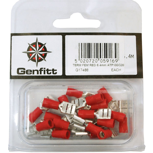 Terminal Female Blue 6.4mm (Atp120G20)