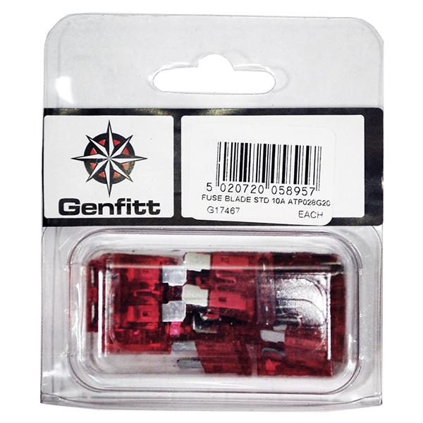 Fuse Blade Std 10 Amp Atp028g20 (20 Per Pack)