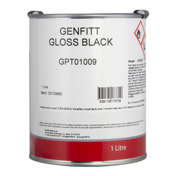 Paint Genfitt Gloss Black 1L