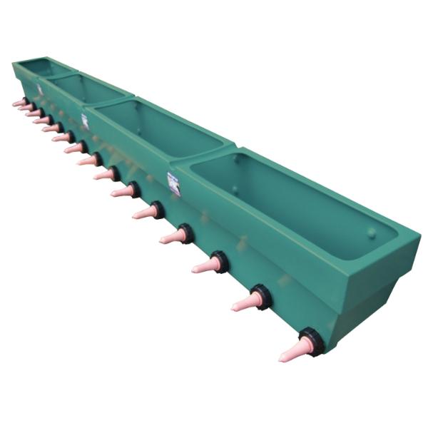 Milkflo 15 Station Flat Bottom Calf Feeder