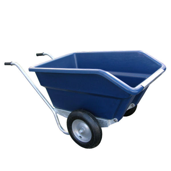 JFC 250L Twin Wheel Tipping Barrow Blue