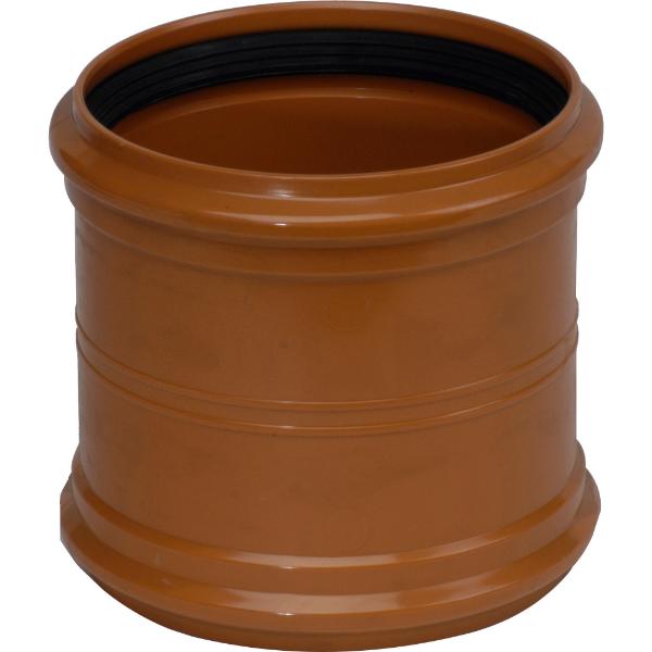 Pipelife 6" Double Coupler