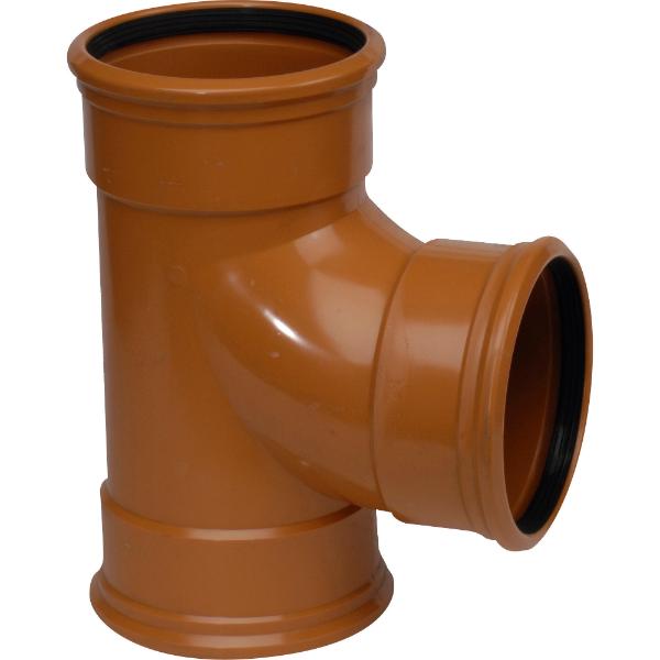 Pipelife 160mm 92.5° Branch Triple Socket