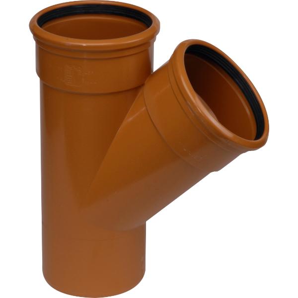 Pipelife 4"- Y Branch 2S.1Spigot