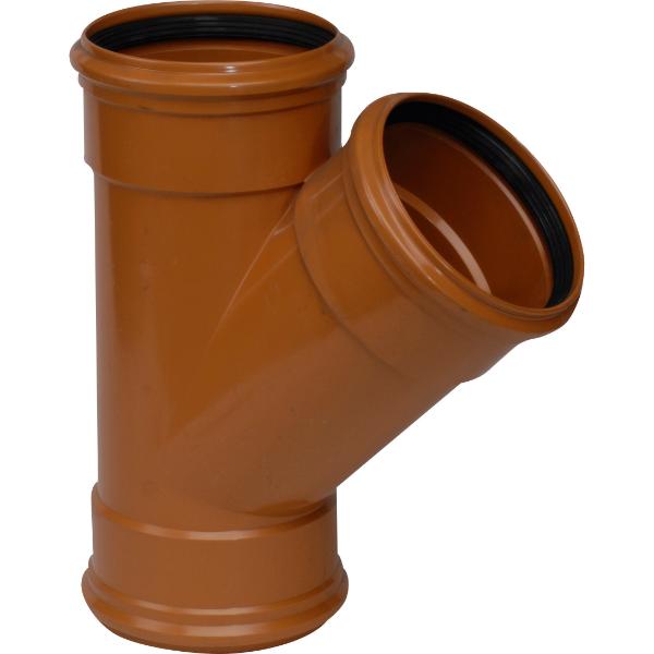 Pipelife 4"- Y Branch 3 Socket