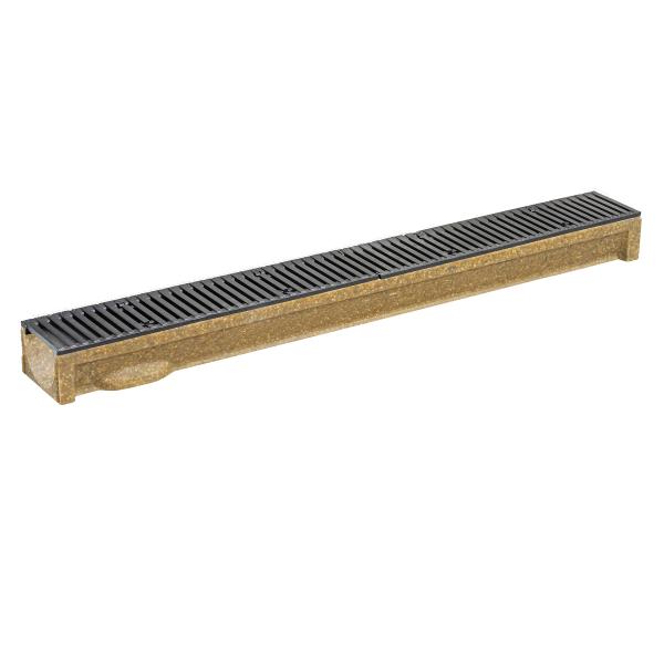 Galco Polymer Concrete B125 Channel and Ductile Heelsafe Grating
