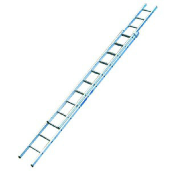 Stradbally 24FT Allumminium (2X4M) Double Extension Ladder