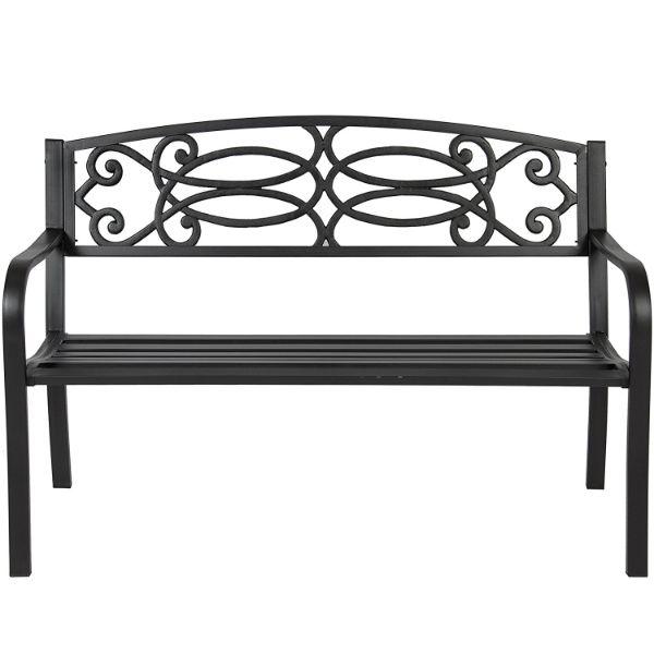 Girona Steel Bench 127cm wide