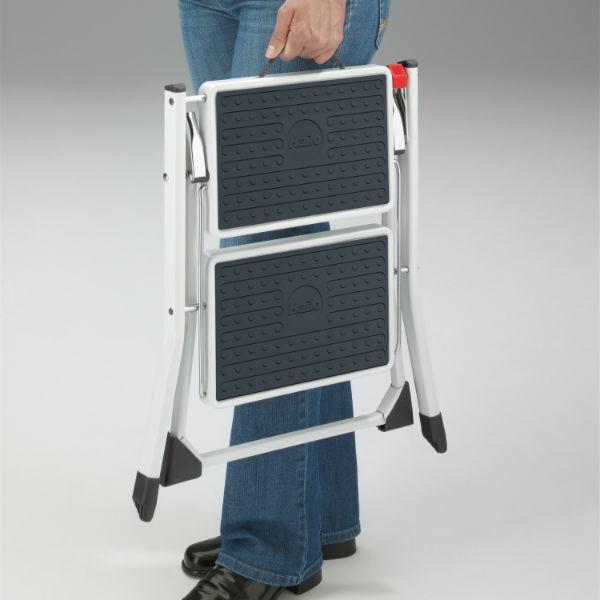 Hailo Mini Folding Steps - White