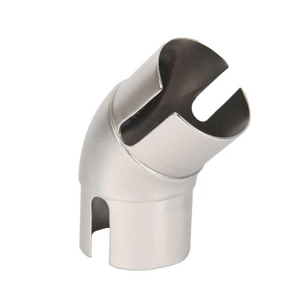 Handrail 135Deg Elbow B/Nickel Rothley Clam Pack