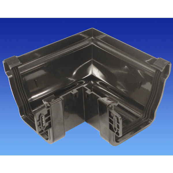 Osma Stormline Pvc-U Gutter Angle Ext 90Deg Bk 111