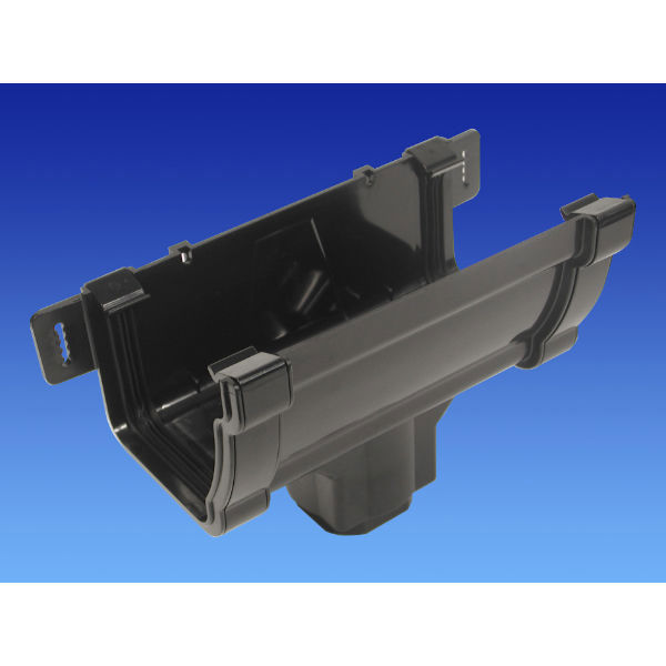 Osma Stormline Pvc-U Running Outlet Bk 111