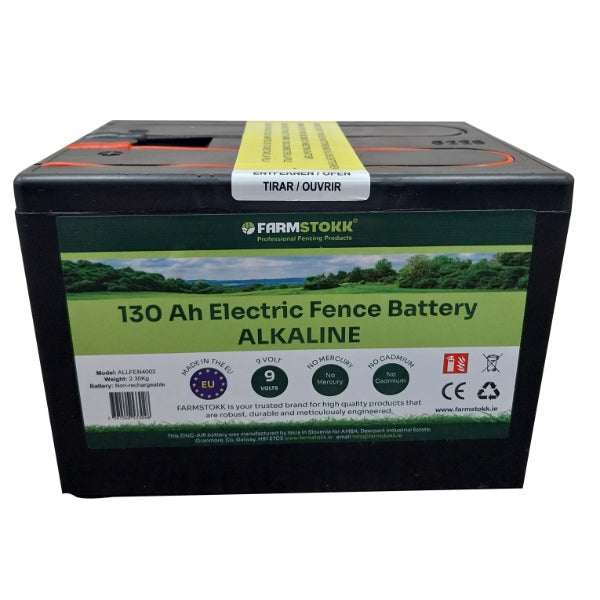 Farmstokk 130Ah Electric Fence Battery