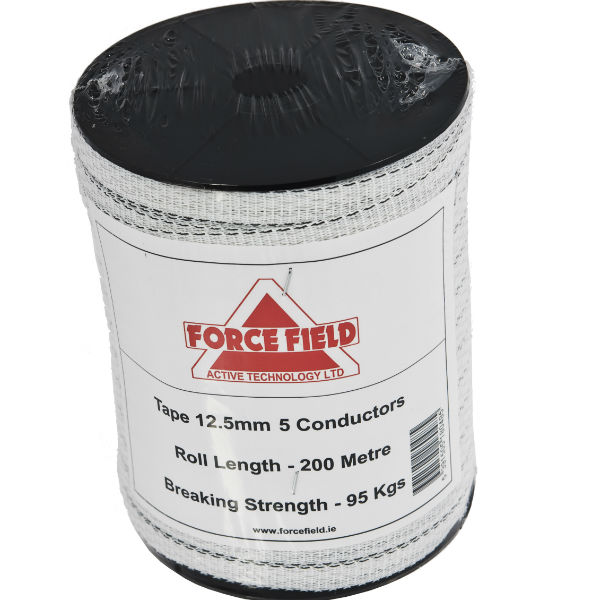 Forecfield Fencing Tape-12.5m - 5 Conductors