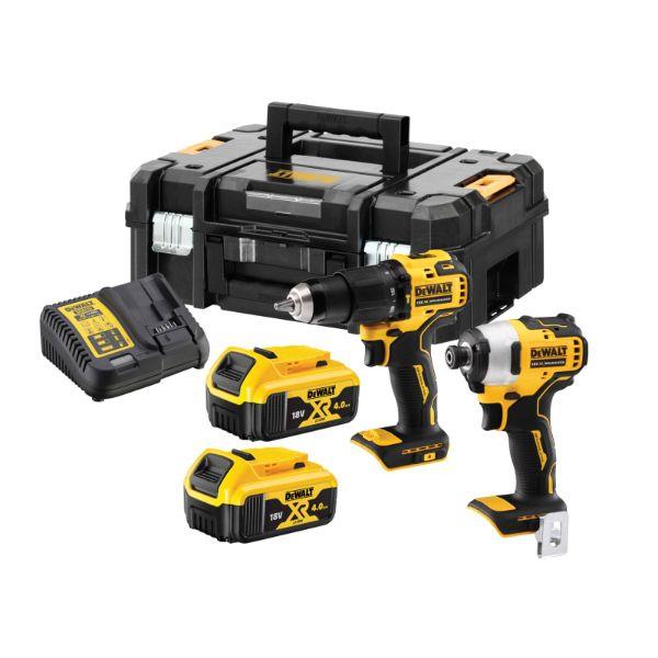 Dewalt 18V Xr Compact Twin Pk 2 X 4Ah Batteries & Charger