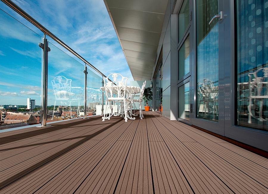 Montana Hollow Composite Deck Anthrazit 3.6M