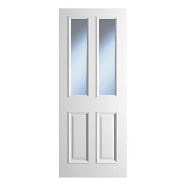 Indoors Bedford Primed Clear Glazed Door 78X30